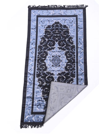 Prayer Mat 614GSM Anti-Slip Velvet Top Islamic Prayer Mat New Design Thick Padded Sajadah Prayer Rug for Men Women Eid Gift Ramadan ( 140cm X 70cm)