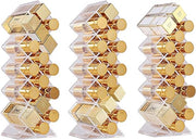 3 Pack Fish Shape Lipstick Holder Organizer Tower, 48 Spaces Acrylic Lipsticks Organizers Display Stand, Clear Lip Gloss Storage Box