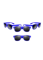 UV Protection Wayfarer Sunglass BLUE Pack of 4 Pieces
