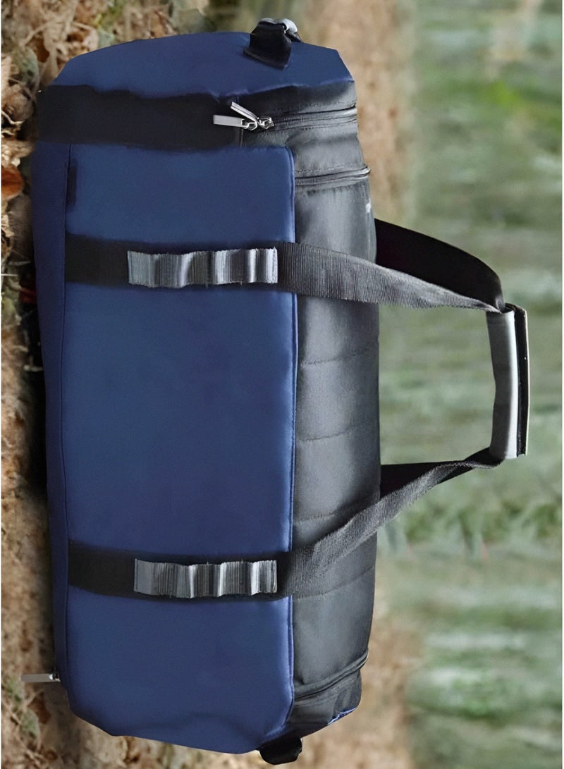 Duffle Bag for Men & Women Waterproof Sports Bag Travel Duffel Bags with Wet Pocket & Shoes Compartment BLUE