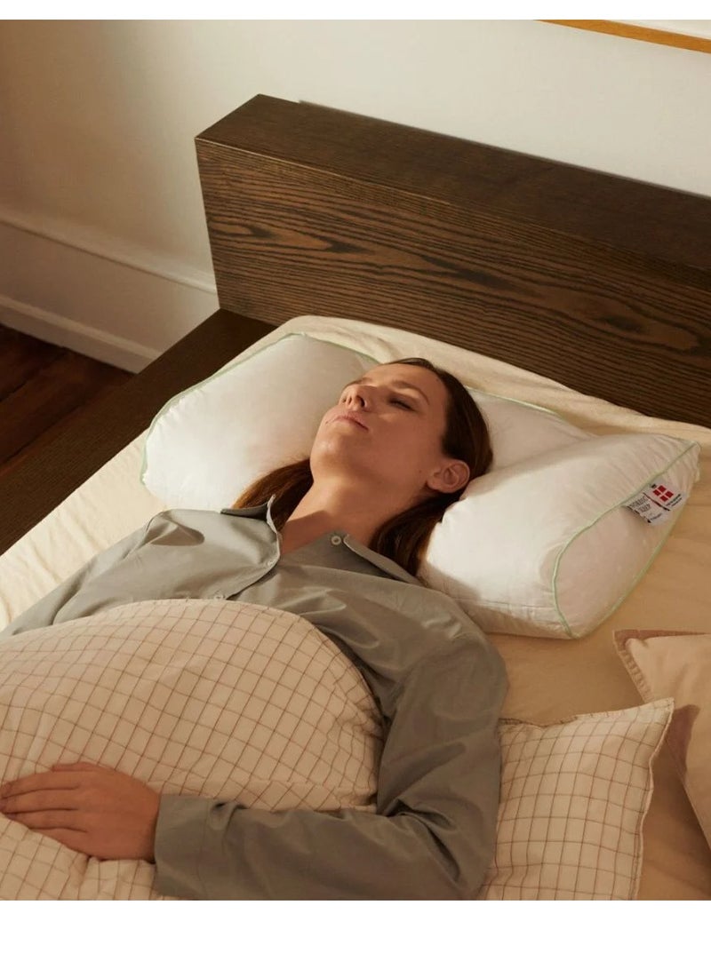 Fossflakes Chiropratic Pillow Large Size: 34 x 58 x 13.5 cm - WS TC233
