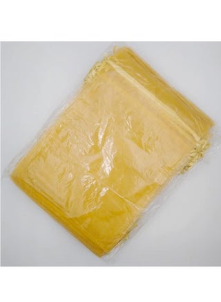 Premium Sheer Organza Bags,Wedding Favor Bags with Drawstring, Jewelry Gift Bags for Party, Jewelry, Festival, Makeup Favor Bags, net gift bags, drawstring goody bags Size: H30xL19CM GOLD