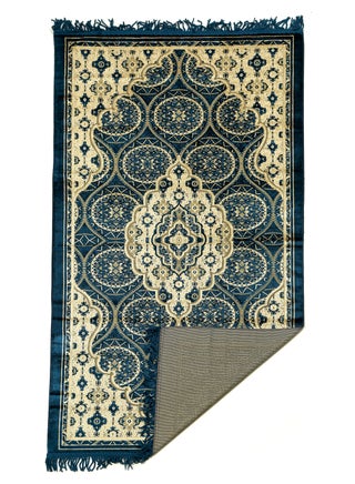 Prayer Mat 614GSM Anti-Slip Velvet Top Islamic Prayer Mat New Design Thick Padded Sajadah Prayer Rug for Men Women Eid Gift Ramadan ( 140cm X 70cm)