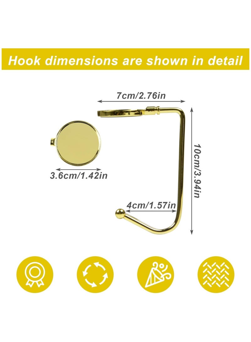 2-Pack Metal Hook Hangers – Safety Grip Clips for Bags, Stockings & Party Decorations – Mantel & Table Hanging Hooks