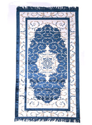Prayer Mat 614GSM Anti-Slip Velvet Top Islamic Prayer Mat New Design Thick Padded Sajadah Prayer Rug for Men Women Eid Gift Ramadan ( 140cm X 70cm)
