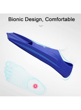 Lightweight Snorkel Fins - Full Foot & Open Heel Swim Flippers for Adults & Kids | Perfect for Snorkeling, Diving, Scuba & Swim Training