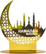 Ramadan Kareem Wall Decor | Acrylic Wall Decoration | Mosque and crescent