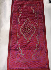 Prayer Mat 614GSM  Anti-Slip Velvet Top Islamic Prayer Mat New Design Thick Padded Sajadah Prayer Rug for Men Women Eid Gift Ramadan ( 140cm X 72cm)