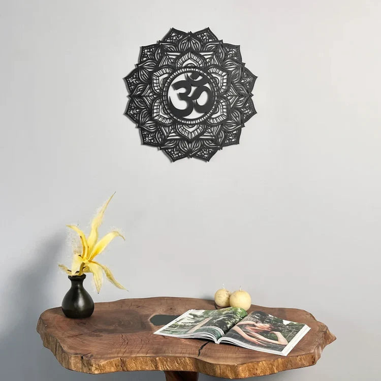 Om Mandala Acrylic Wall Art | Festive Wall Decor