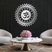 Lotus Mandala Om Acrylic Wall Art | Modern Home & Office Decor