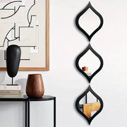 3pcs Mid-Century Modern Tear Drop Mirror Wall Decor | Nigz Decor