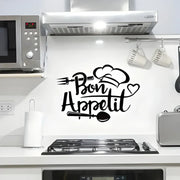 Chef's Cap Fork Spoon Acrylic Wall Decal - Beautiful Kitchen Decor for UAE Homes & Restaurants
