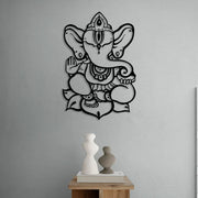 Om Ganesha (Ganpati) Calligraphy Acrylic Wall Art