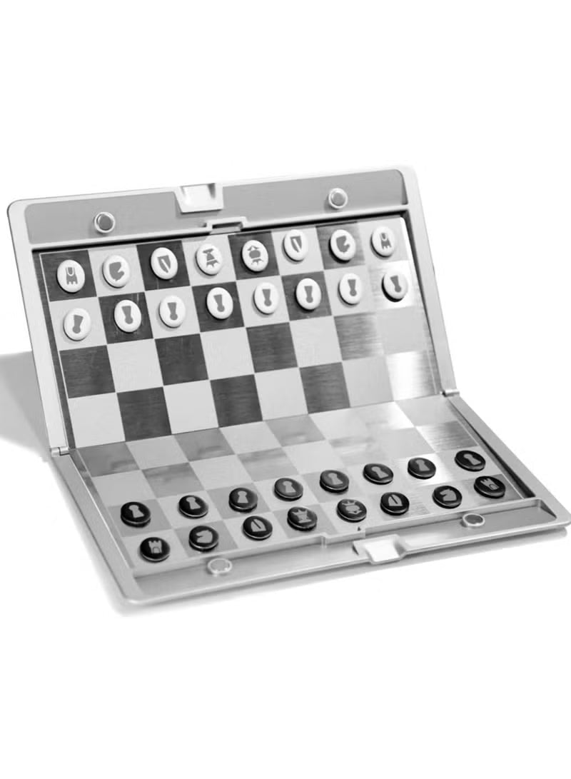 Foldable MINI Magnetic Chess Set Portable Wallet Pocket Chess Board Games