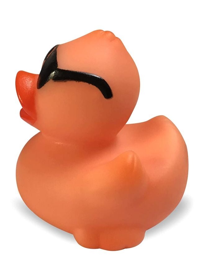 Rubber Ducks with  Sunglasses Mini Bath Ducks Float Pool Ducks Bulk Toys for Baby Shower Birthday Party Supplies Favor ORANGE 20pcs
