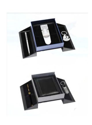 Premium Luxury Gift Box, Black Large Gift Box Folding Gift Boxes for Presents With Lid,Very Suitable for Festival, Birthday, Anniversary, etc (17cm x 23cm x 3.5cm)