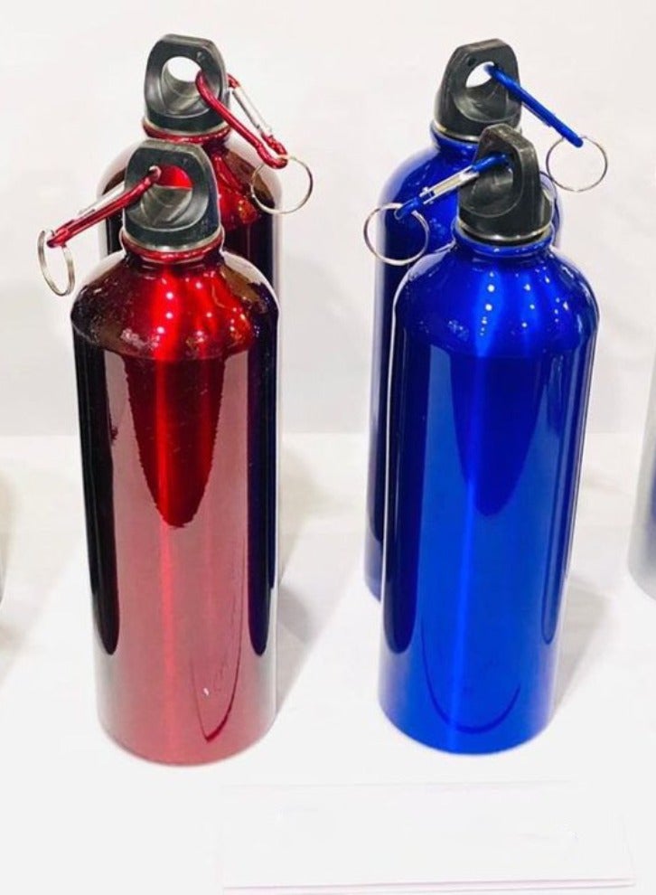 2Pcs Vacuum Insulated Water Bottle 500ML Stainless Steel Reusable Water Bottle Metal Leak Proof Sports Flask Maroon Red