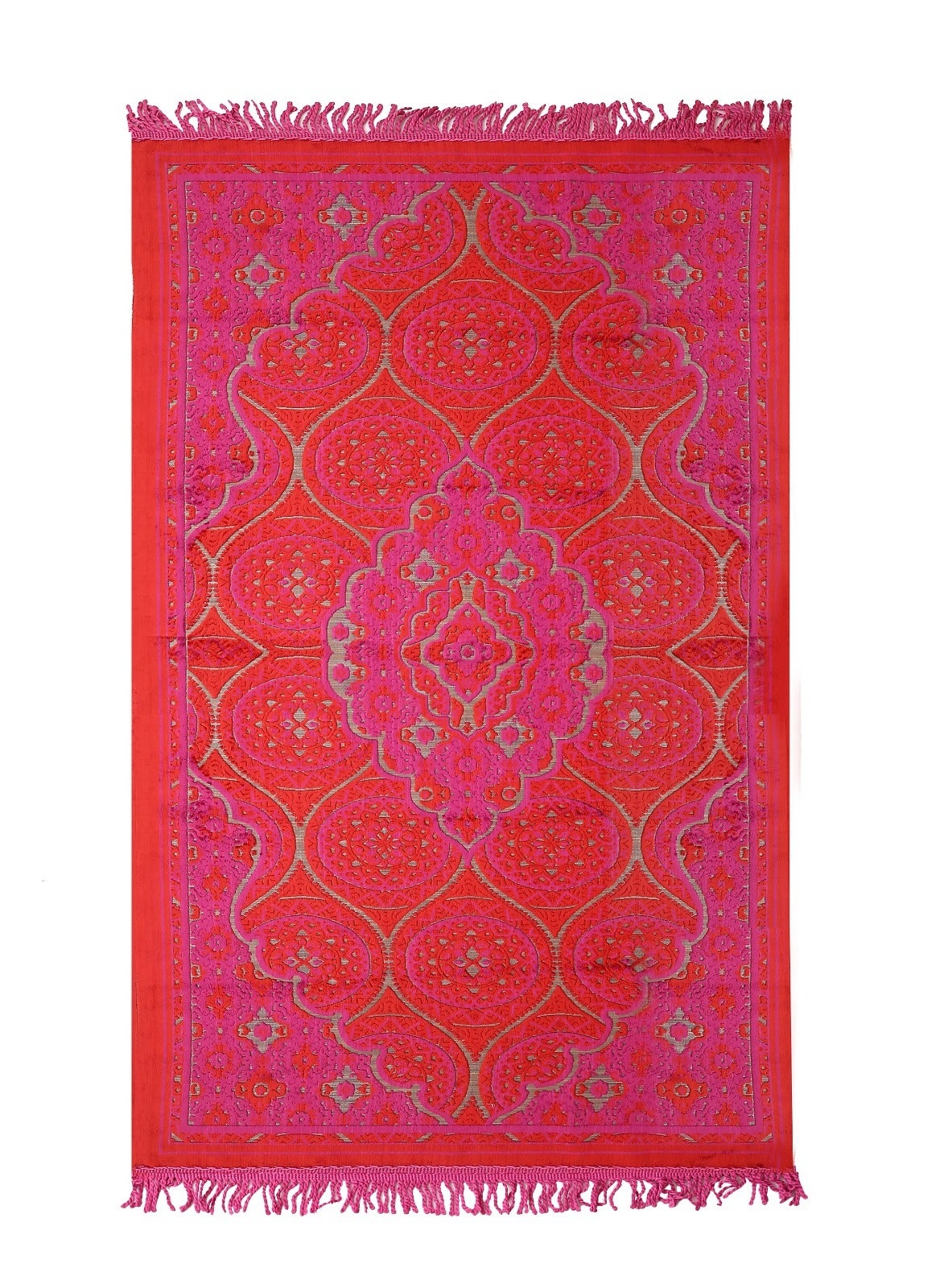 Prayer Mat 614GSM  Anti-Slip Velvet Top Islamic Prayer Mat New Design Thick Padded Sajadah Prayer Rug for Men Women Eid Gift Ramadan ( 140cm X 72cm)