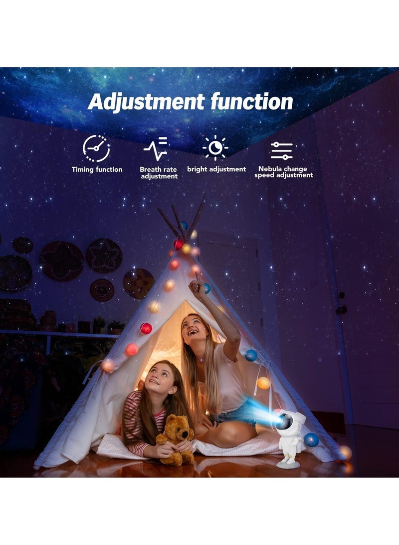 "Vitacelli Astronaut Star Projector Night Light – 360° Adjustable Galaxy Light with Timer & Remote Control for Kids, Adults, Bedrooms, Parties & Game Rooms"