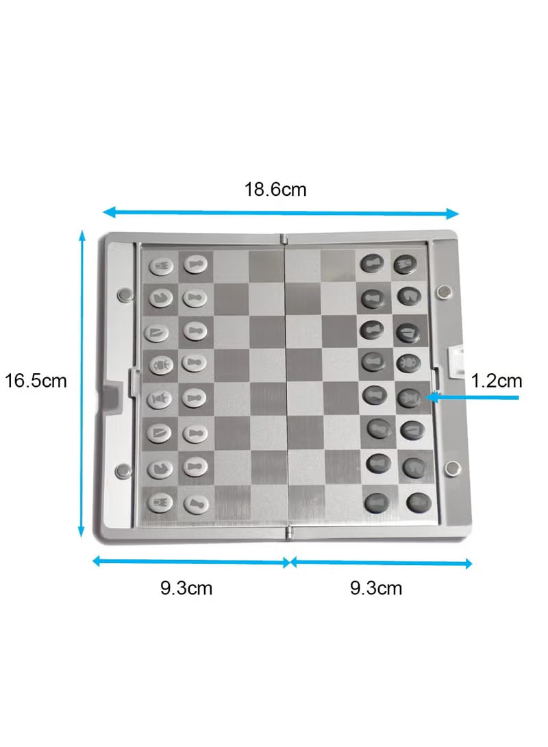 Foldable MINI Magnetic Chess Set Portable Wallet Pocket Chess Board Games