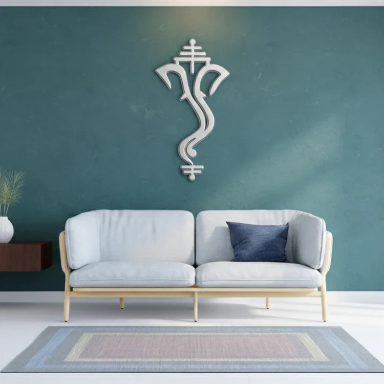 Ganesha (Ganpati) Acrylic Mirror Wall Art