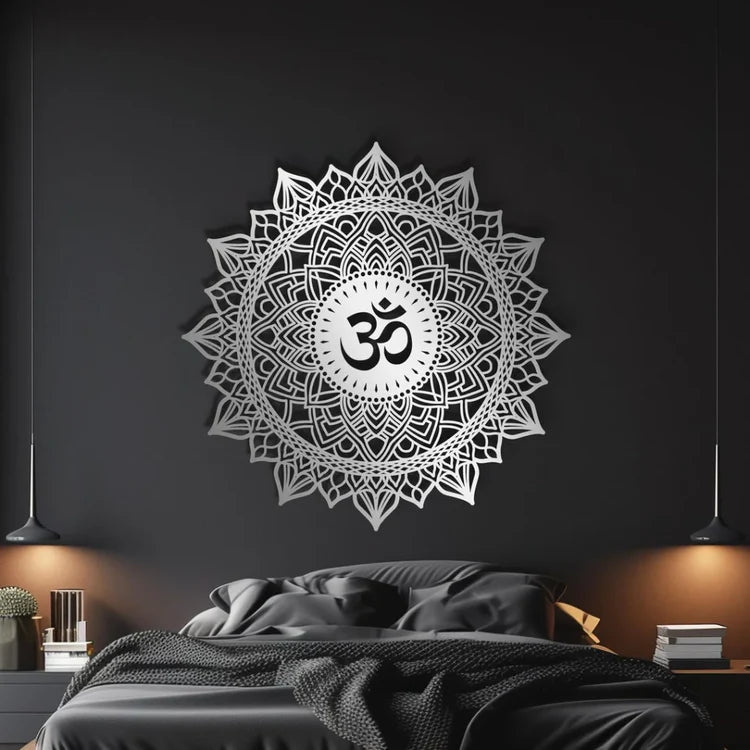 Lotus Mandala Om Acrylic Wall Art UAE | Modern Home & Office Décor
