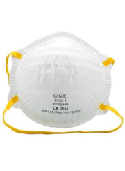 1-Piece 5 Layer FFP2 NR Protective Respirator Cup Mask WHITE Color