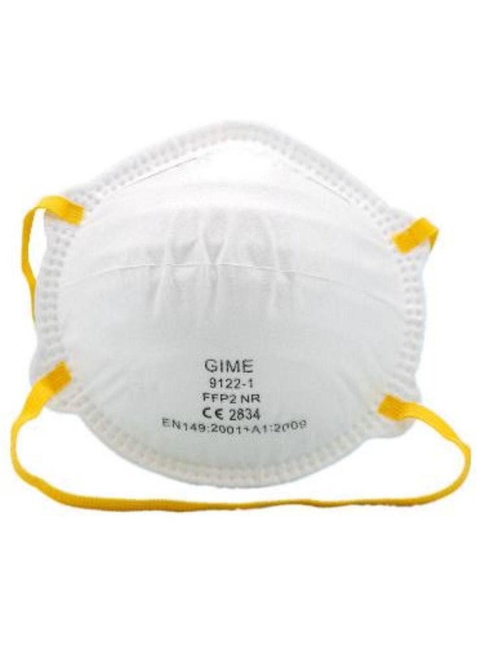 1-Piece 5 Layer FFP2 NR Protective Respirator Cup Mask WHITE Color