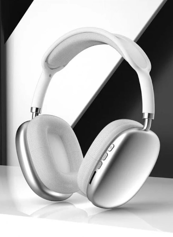 P9 PRO MAX Immersive Active Noise Cancelling Wireless Headphones WHITE