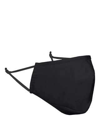 Washable Face Mask with Adjustable Ear Loops PM2.5mm BLACK