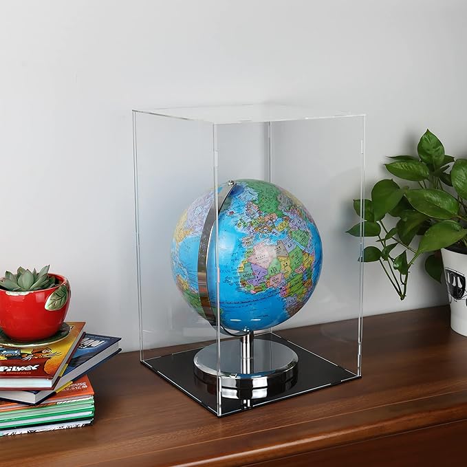 Display Case for Collectibles Assemble Clear Acrylic Box Alternative Glass Case for Display Action Figures Home Storage & Organizing Toys