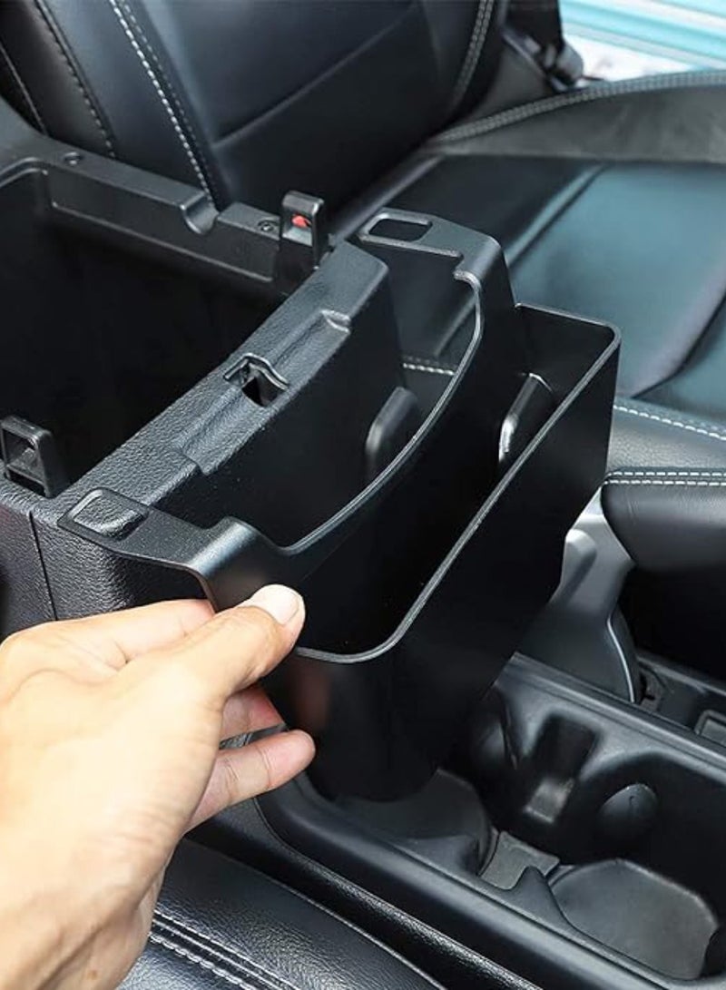 JL Center Console Hanging Storage Box Armrest Organizer ABS Material, Light, Strong and Durable for 2018-2021 forJeep Wrangler JL JLU and Gladiator JT, Interior Accessories, Black