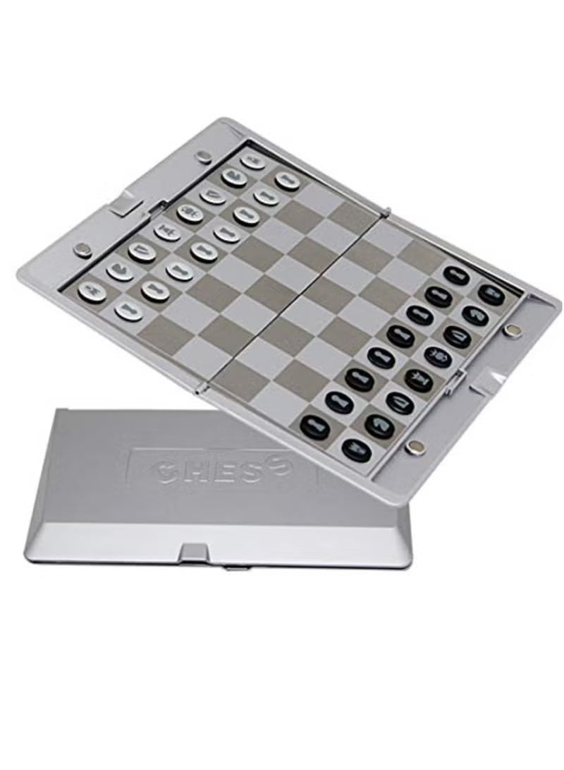 Foldable MINI Magnetic Chess Set Portable Wallet Pocket Chess Board Games