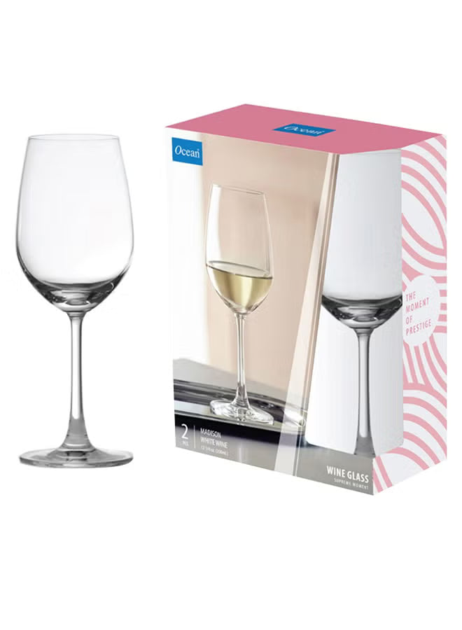 2-Piece Madison Supreme Glass Set Clear 350ml