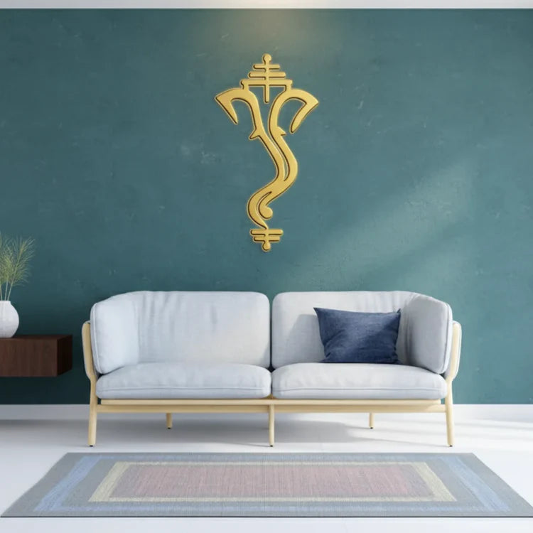 Ganesha (Ganpati) Acrylic Mirror Wall Art
