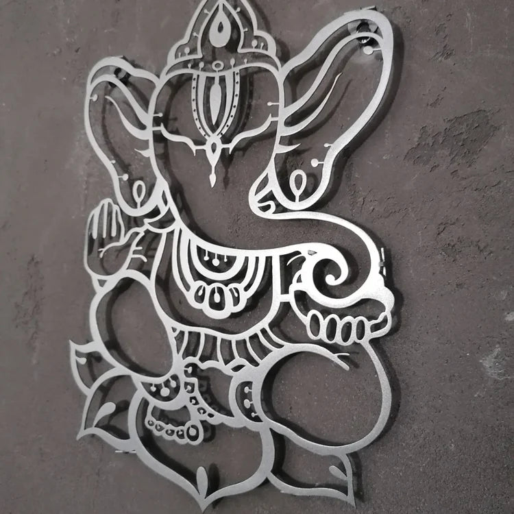 Om Ganesha (Ganpati) Calligraphy Acrylic Wall Art
