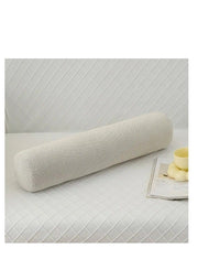 Ergonomic Memory Foam Cylinder Pillow - Removable & Washable Cover, Ideal for Spine & Neck Support, Perfect for Sleeping, Reading, and Meditation