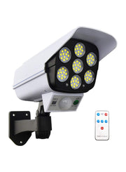 Solar Monitoring Lamp Human Body Induction Light Operated White And White And Black P66 Waterproof Pack of 10
