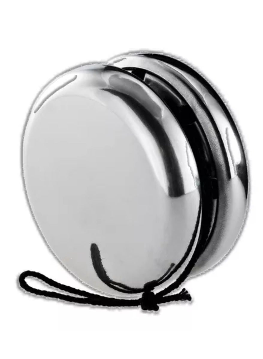 Silver Round Magic Stainless Steel Professional Yoyo pack of 2