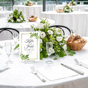 Clear Acrylic Stands – 3 Pack Place Card Holders, Table Number & Business Card Display Holders for Weddings, Dining Tables, Shops & Offices