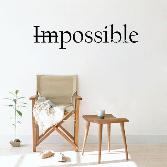 Possible Impossible Inspiring Office wall  Decor