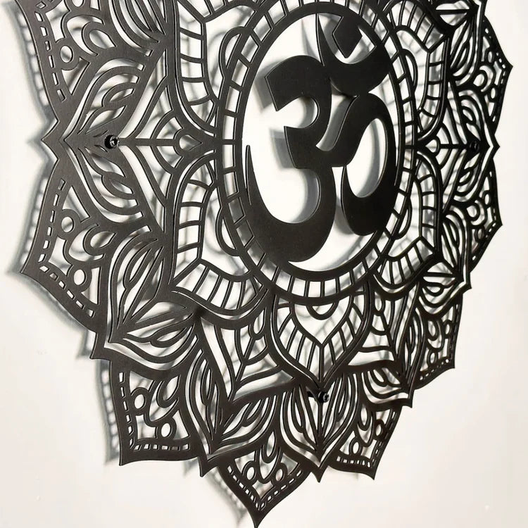 Om Mandala Acrylic Wall Art | Festive Wall Decor
