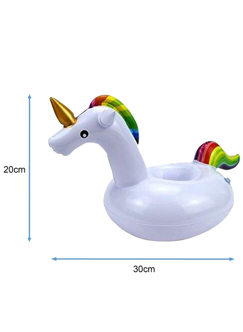 Inflatable Pool Floatie Drink Cup Holders for Swimming Pools and Hot Tubs – Inflatable Drinks Holders – Party Props and Pool Accessories Set Of 5