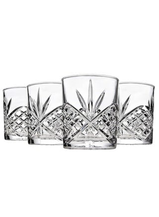 Glasses, Old Fashioned Glasses, Crystal Glass Drinking Glasses, Water Glasses, Cocktail Glasses Set of 2