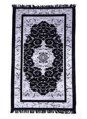 Prayer Mat 614GSM Anti-Slip Velvet Top Islamic Prayer Mat New Design Thick Padded Sajadah Prayer Rug for Men Women Eid Gift Ramadan ( 140cm X 70cm)