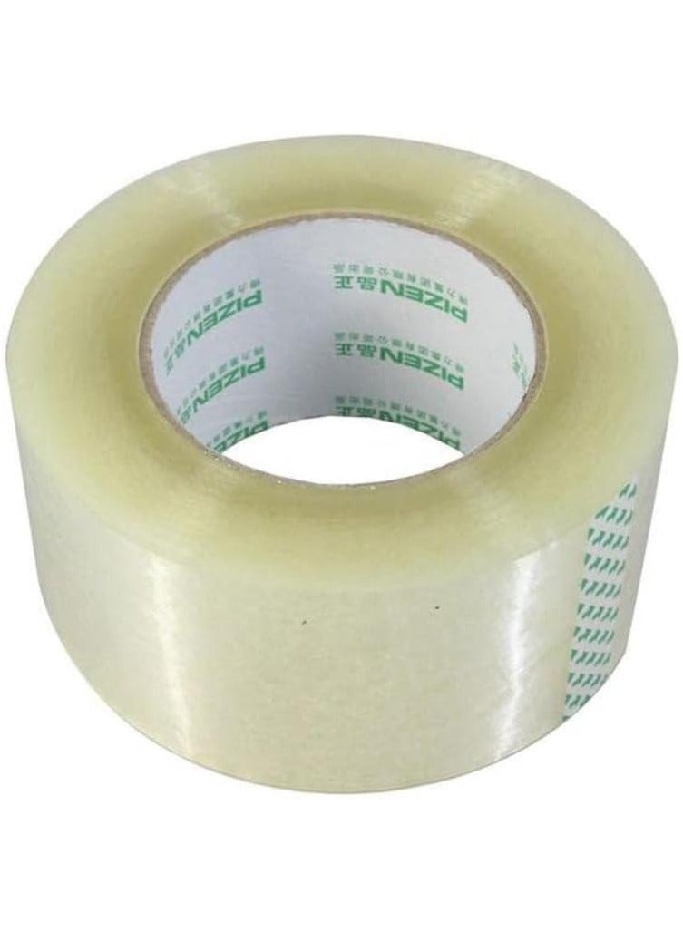Clear Packing Tape, 4.5 CM x 60 yards Strong Heavy Duty Packaging Tape for Sealing Parcel Boxes, Moving Boxes Houses, Large Postal Bags, Office Supplies  Pack of 1