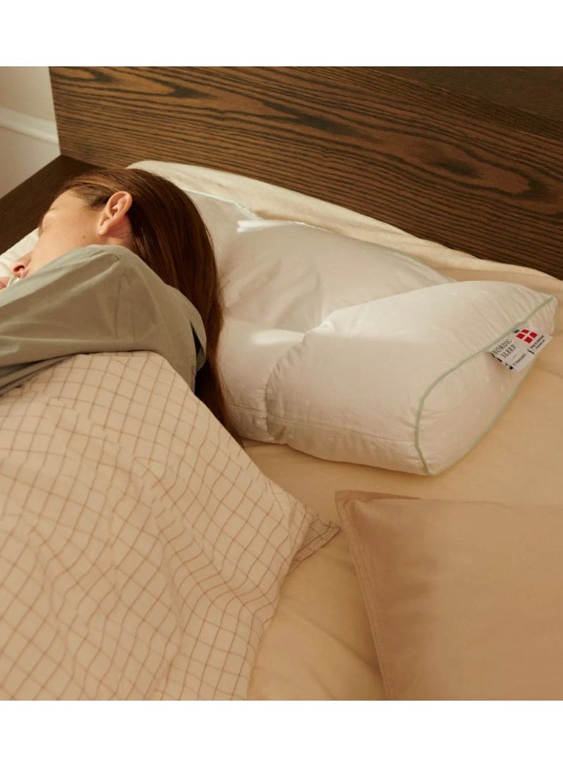 Fossflakes Chiropratic Pillow Large Size: 34 x 58 x 13.5 cm - WS TC233