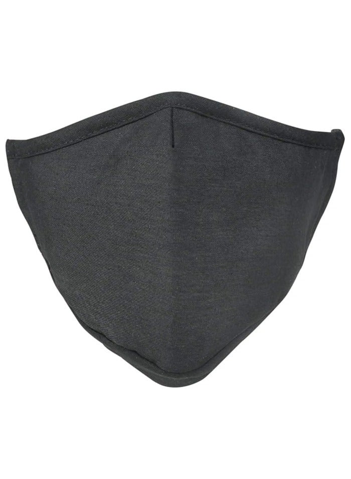Washable Face Mask with Adjustable Ear Loops PM2.5mm BLACK
