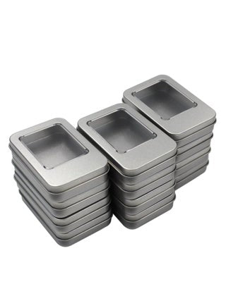 12Pcs Rectangular Pendrive Metal Tin Box Size  88 x 60 x 20 mm