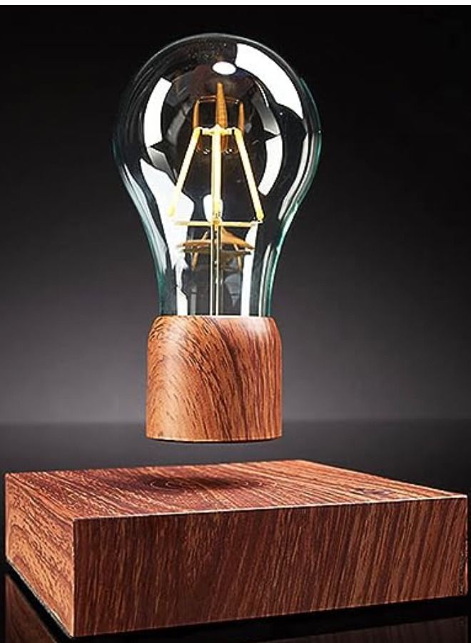 Magnetic Levitating Floating Wireless LED Light Bulb Desk Lamp for Unique Gifts, Room Decor, Night Light, Home Office Decor Desk Tech Toys